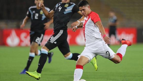 La selección peruana Sub 17 no pudo vencer a su similar de Argentina en la fecha 1 del hexagonal final del sudamericano Sub-17. (Foto: Twitter de la selección peruana)