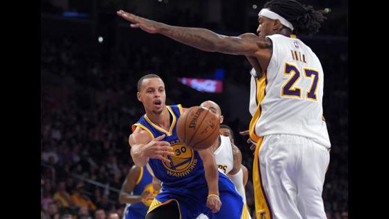 NBA: Stephen Curry y un pase de antología ante los Lakers | DEPORTE-TOTAL |  EL COMERCIO PERÚ