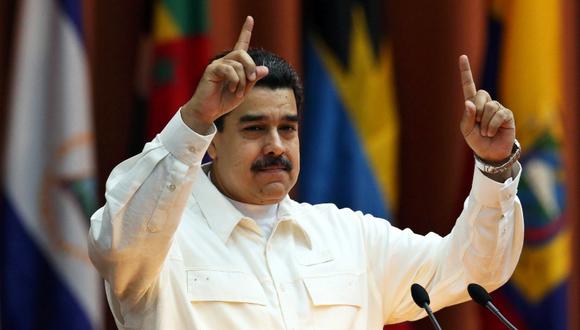 Nicolás Maduro cerró el acto por el aniversario de la Alianza Bolivariana para los Pueblos de América (Alba). (Foto: EFE/Alejandro Ernesto)