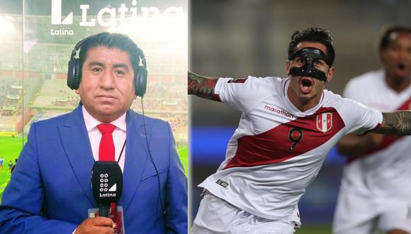 Freddy Cora será el responsable de narrar el Perú vs. Australia para Latina Televisión. (Foto: @freddycora75/AFP).
