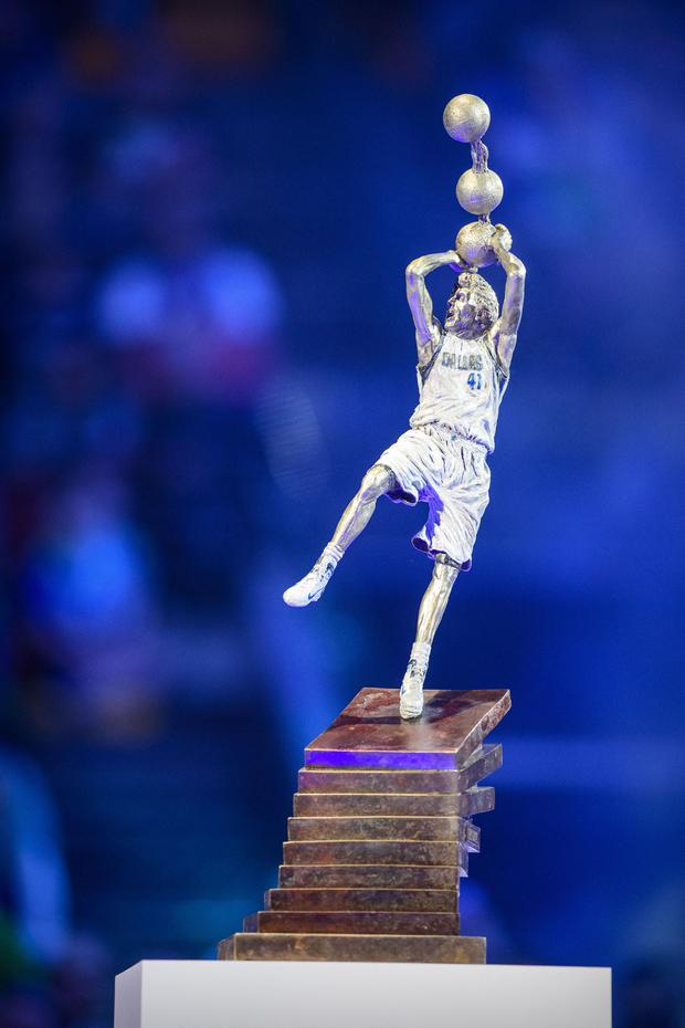 This will be the statue that will appear at the entrance of the American Airlines Center |  Photo: Reuters