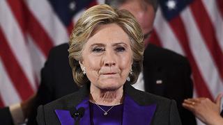 La desazón de Clinton al aceptar la derrota frente a Trump