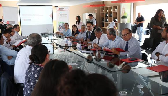 El Minedu sostuvo este miércoles una reunión con los representantes de las universidades peruanas respecto al COVID-19. (Foto: Minedu)