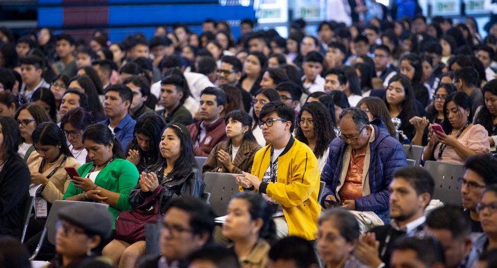 El Encuentro de líderes empresariales  y jóvenes congrega a 2 mil estudiantes de 30 instituciones provenientes de 20 regiones del país. Foto: MML