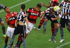 Paolo Guerrero disparó de volea y perdió gol del triunfo ante Botafogo
