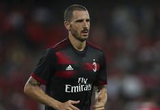 Leonardo Bonucci contó que "rechazó" grandes ofertas para fichar por el AC Milan