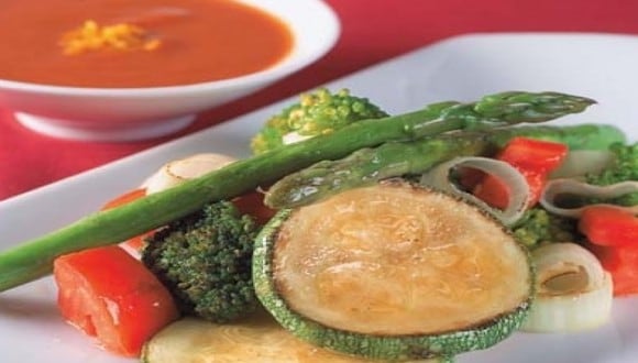 Verduras con salsa passion