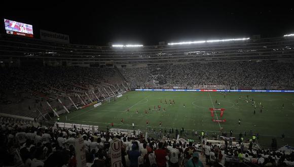 Universitario recibe el 1 de marzo a Sport Huancayo en el estadio Monumental de Ate, pero sin público en la tribuna popular norte | Foto: Violeta Ayasta / @photo.gec