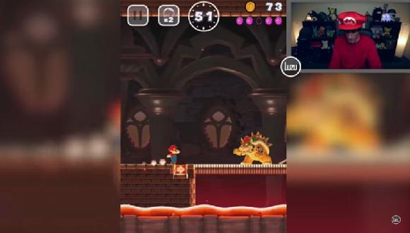YouTube: Luzu demuestra cómo funciona Super Mario Run