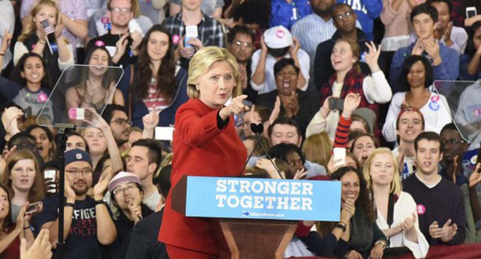 Hillary Clinton cerró su campaña de forma optimista. (Foto: EFE)