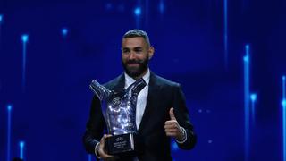 Merecido: Benzema ganó el trofeo del mejor jugador de UEFA por su campaña con Real Madrid