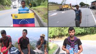 Los “caminantes” apuran su tormentoso paso para llegar a Venezuela en Navidad | VIDEO