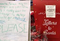 Niña le escribe carta a Santa Claus pidiendo ayuda para su hermano enfermo y se vuelve viral en Facebook