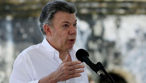 "Todo esto es parte del cumplimiento del acuerdo de paz, en el que se ha avanzado en temas tan importantes como el desarme", declaró hoy el presidente Juan Manuel Santos. (Foto: EFE)