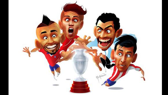 Copa América: divertida ilustración de semifinales del torneo
