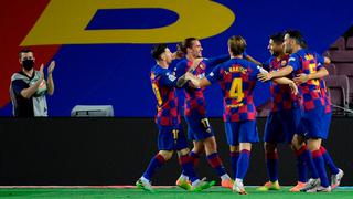 Barcelona, con gol de Suárez, venció al Espanyol y se colocó a un punto del Real Madrid en LaLiga