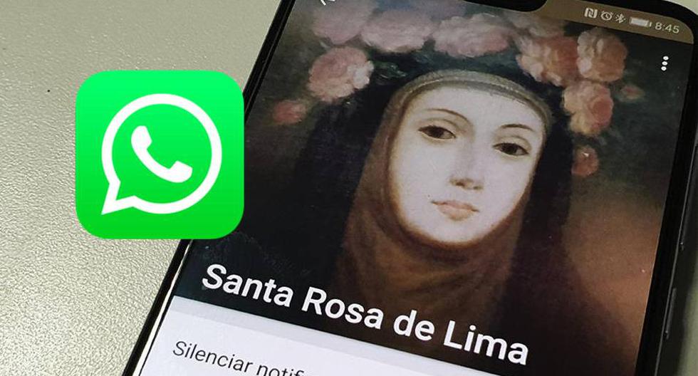¿Quieres mandar tus deseos a Santa Rosa sin necesidad de moverte de casa? Crean el WhatsApp de la patrona de Lima. (Foto: WhatsApp)