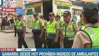 La Victoria: Municipalidad prohíbe desde este lunes el ingreso de vendedores ambulantes en Gamarra