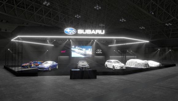 Recreación del puesto de Subaru en el Salón del Automóvil de Tokio de 2023