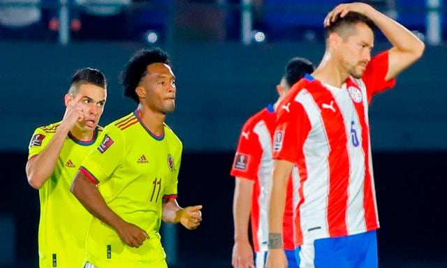 Partido entre Colombia y Paraguay es válido por la fecha 6 de Eliminatorias sudamericanas | Foto: EFE.