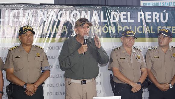 Víctor Torres Falcón dijo que separarán a oficiales si detectan que ayudaron a Vladimir Cerrón. (Foto: Mininter)