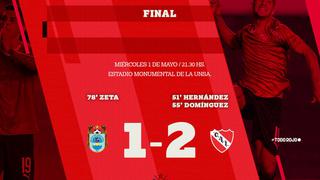 Independiente venció 2-1 a Binacional y avanzó en la Copa Sudamericana