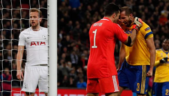 Giorgio Chiellini fue una de las figuras de la Juventus ante Tottenham, en los octavos de final de la Champions League. (Foto: AFP)