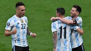 Di María y Lautaro, los socios que evocan a Maradona-Caniggia y hacen mejor a Messi