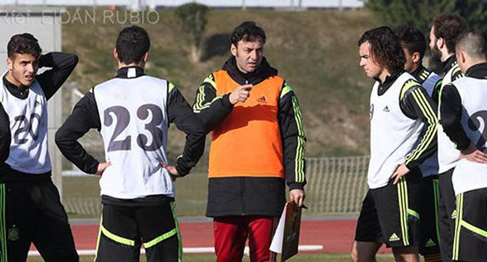 Santi Denia ya tiene a sus futbolistas para las eliminatorias sub 17 en Eurpopa. (Foto: RFEF)