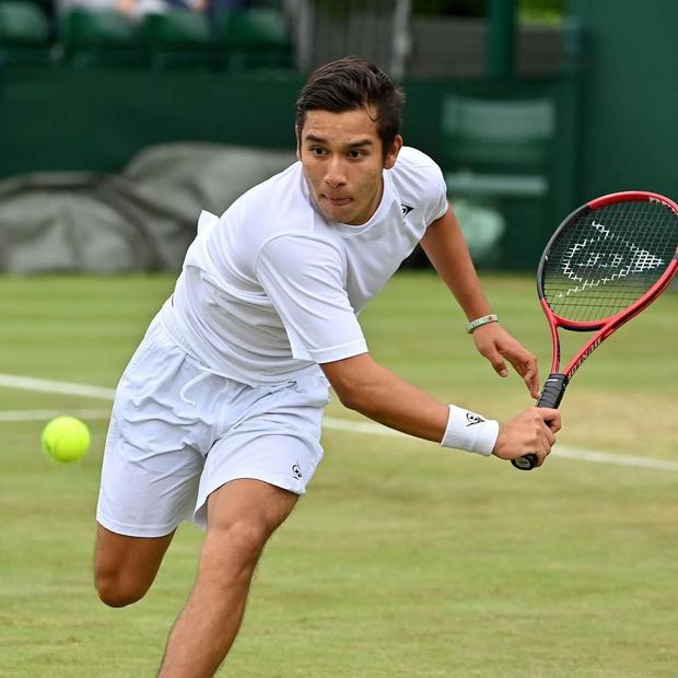 Gonzalo Bueno está en la ronda 32 de Wimbledon Junior 2022. (Foto: Federación de Tenis)