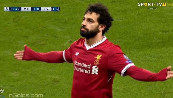 Manchester City vs. Liverpool: el golazo de Mohamed Salah en el Etihad | VIDEO