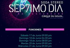 Cirque Du Soleil: empieza la preventas de entradas para show inspirado en Soda Stereo