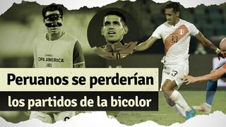 Selección peruana: Lapadula, Tapia y Abram no estarían para los partidos de Perú