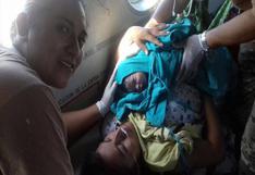 Perú: Así fue el nacimiento de una niña a bordo de un helicóptero