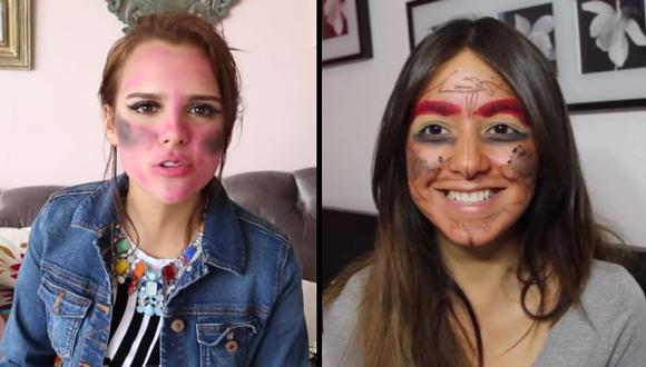 Caeli y Yuya realizan el 'reto del maquillaje desordenado' | REDES-SOCIALES  | EL COMERCIO PERÚ