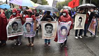 México: manifestación para exigir castigo por desaparición de 43 estudiantes de Ayotzinapa