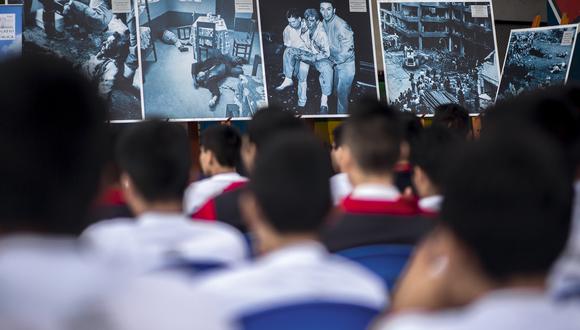 Duras pero reales son las escenas que los jóvenes pueden ver durante la presentación del programa. (Foto: Fidel Carrillo)