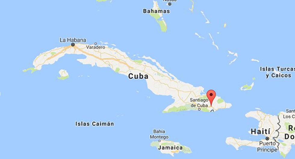 Sismo de 3,9 grados se hace notar en puntos de Santiago de Cuba y Guantánamo. (Foto: Google Maps)