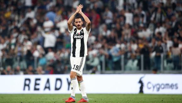 Leonardo Bonucci es uno de los pilares de la Juventus en la defensa. (Foto: AFP)