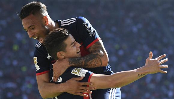 Bayern Múnich vs. Colonia: este sábado con James Rodríguez por Bundesliga. (Foto: AFP)