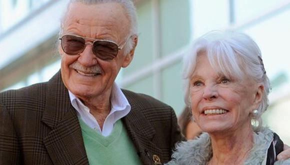 Joan Boocock Lee y Stan Lee estuvieron casado durante 69 años. Ella fue su verdadera inspiración para crear a los queridos personajes de Marvel (Foto: AP)