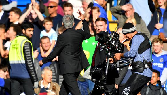 Mourinho en estado puro: respondió pifias en Stamford Bridge con cantidad de títulos que consiguió | VIDEO. (Foto: AFP)