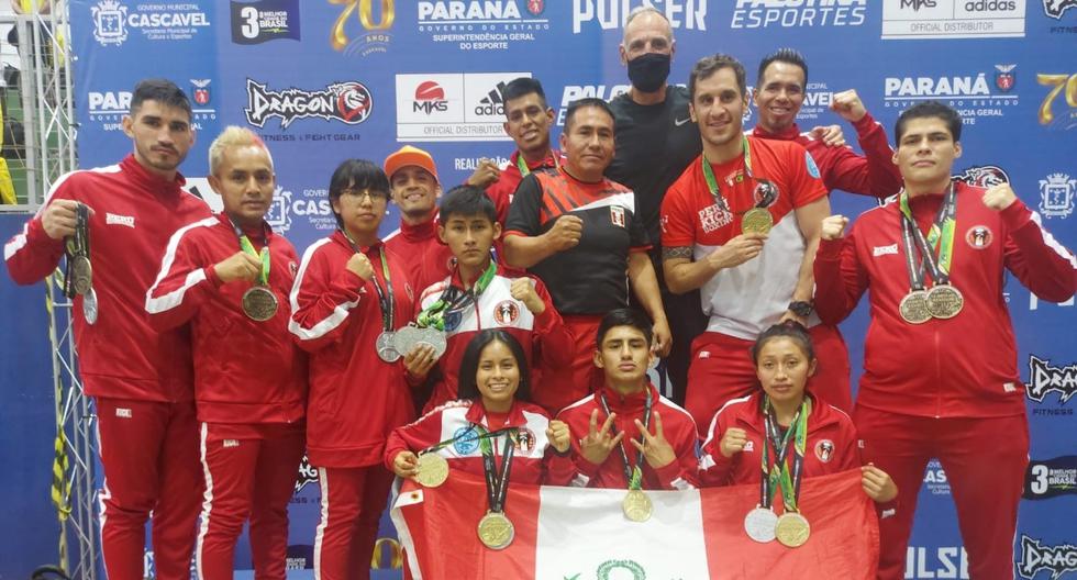 Perú ganó 21 medallas en Sudamericano de kickboxing | Foto: @FDPKB