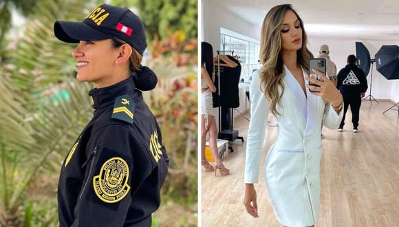 Larizza Farfán, la policía que participará en la nueva edición del Miss Perú. (Foto: @larizzafarfan)