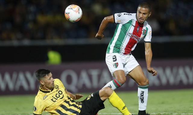 Guaraní recibió a Palestino por la Copa Libertadores | Foto: Agencias