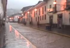 Fenómeno El Niño: fuerte lluvia con granizo cayó en Ayacucho | VIDEO