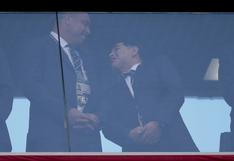 El efusivo encuentro entre Maradona y Ronaldo en final de laCopa Confederaciones