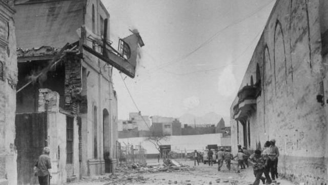 3 de octubre de 1974: El movimiento duró alrededor de 90 segundos y dejó como saldo 252 muertos y 3.600 heridos. (Foto: archivo de El Comercio)