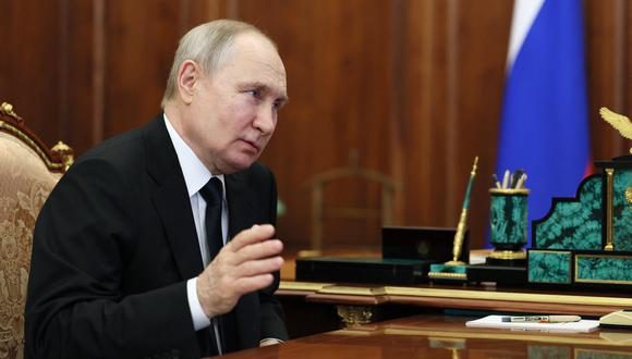 El presidente ruso Vladimir Putin. (Foto de Alexander Kazakov / SPUTNIK / AFP)