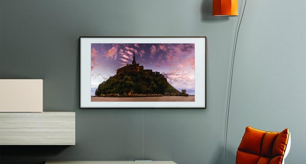 Así es la nueva televisión de Samsung, The Fram,e la misma que se convierte en obra de arte. (Foto: Samsung)
